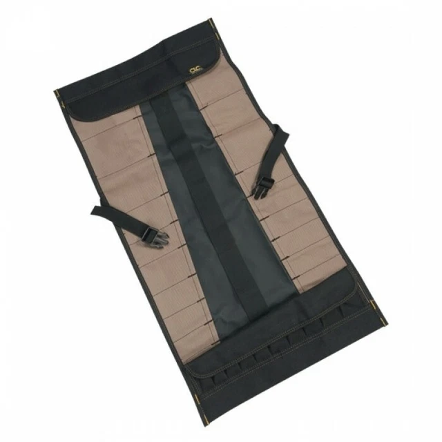 CLC 1173 32 Pocket Socket Tool Roll Up Pouch Organizer