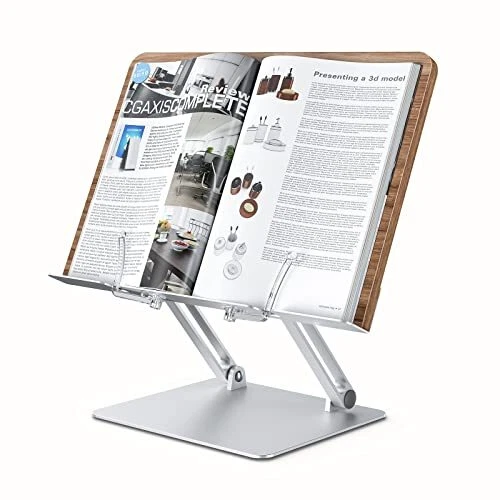 Book Stand for Reading,Book Holder,Display Stand,for 5-8.5&quote;Boo...