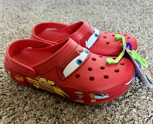 Crocs Lightning McQueen Light Up Clog Mens 8 Womens 10 New Disney Pixar Cars Crocs Lightning McQueen Light Up Clog Mens 8 Womens 10 New Disney Pixar Cars