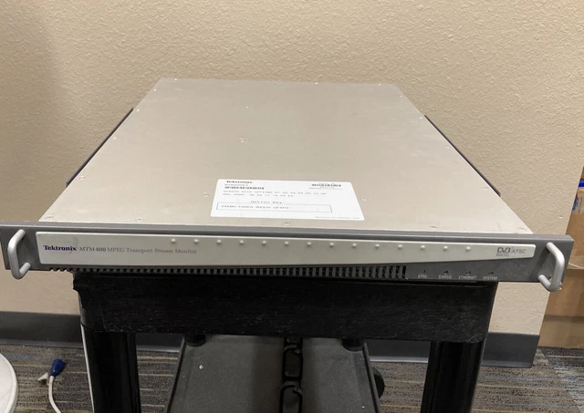 Tektronix MTM 400EI MPEG Transport Stream Monitor MTM 400 EI TV BROADCAST GEAR