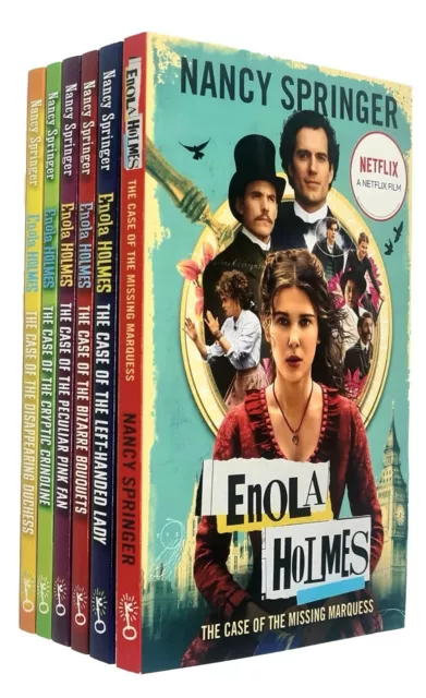 An Enola Holmes Mystery Series By Nancy Springer 6 Books Collection Set NEW