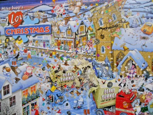 Brand New Mike Jupp's 1000 Piece Jigsaw Puzzle I Love Christmas