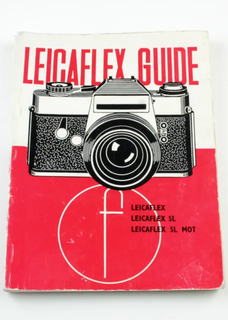 U202493 Leica Leicaflex Guide Book SL MOT 1975 Original Instructions Manual