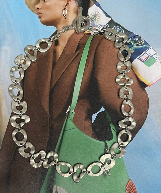 Bracelet Argenté Martelé Nelly Biche De Bere - Très Bon état D'occasion