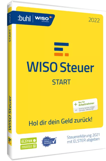 WISO steuer Start 2022 (für das Steuerjahr 2021) Download ESD