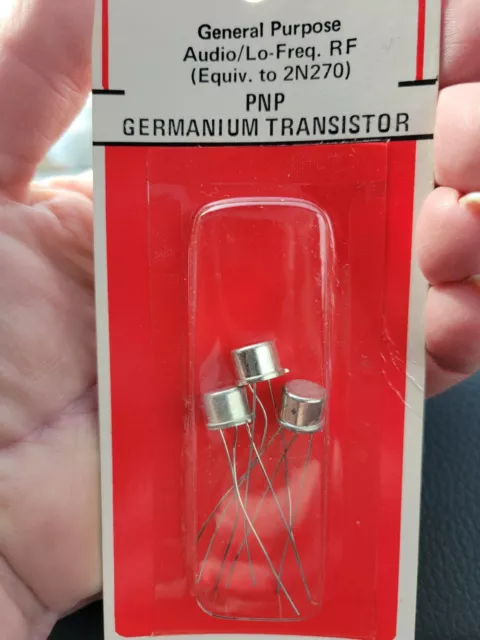 One piece 2N270  Vintage pnp Germanium Transistor   NOS # audio / lo Freq Rf
