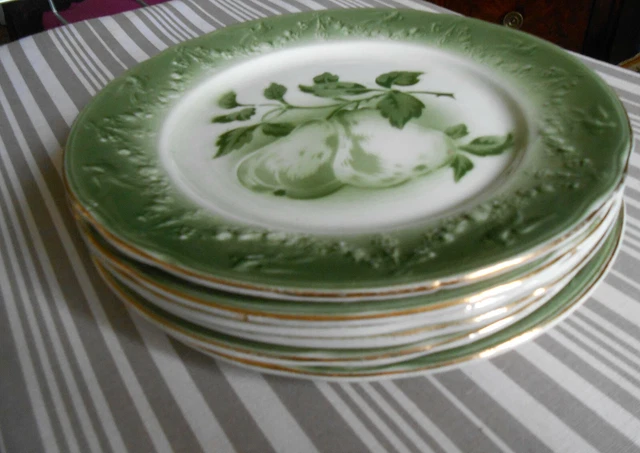 SERVICE DE 6 assiettes à dessert K.G Lunéville modèle Yveline EUR 24,00