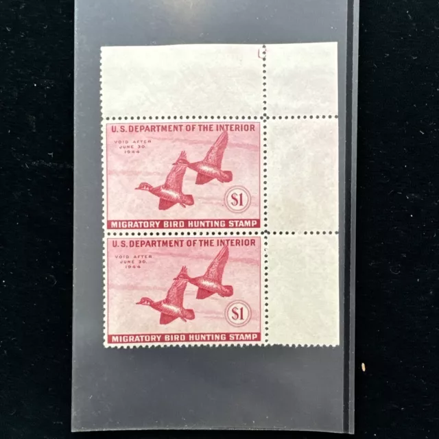 US Duck Stamp # RW10 Mint OG MNH