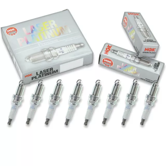8 pc NGK 7968 PZFR5D-11 Laser Platinum Spark Plugs for YM21 12405 AA cx