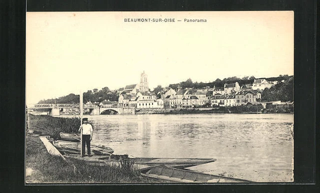 CPA Beaumont-sur-Oise, General View
