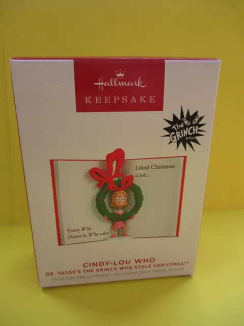 2023 Hallmark Cindy-Lou Who Dr. Seuss's The Grinch Who Stole Christmas New MIB