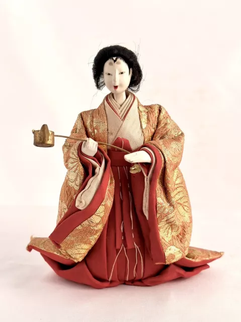 VTG Japanese Hina Doll Court Attendant Meiji 5”