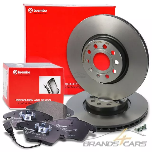 Brembo Bremsscheiben +Beläge Vorne Für Audi A3 8P Seat Skoda Vw Golf 6 Passat B6