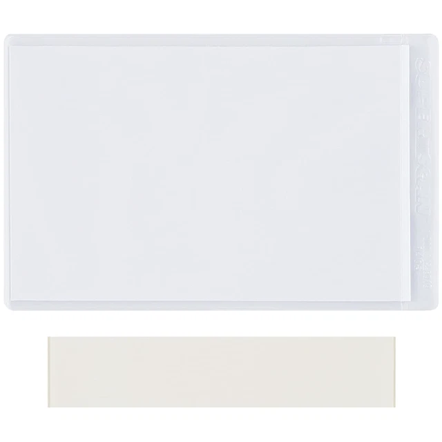 Boxes Fast BFLH140 SUPERSCAN Vinyl Envelope 3 x 5 Clear Pack of 50