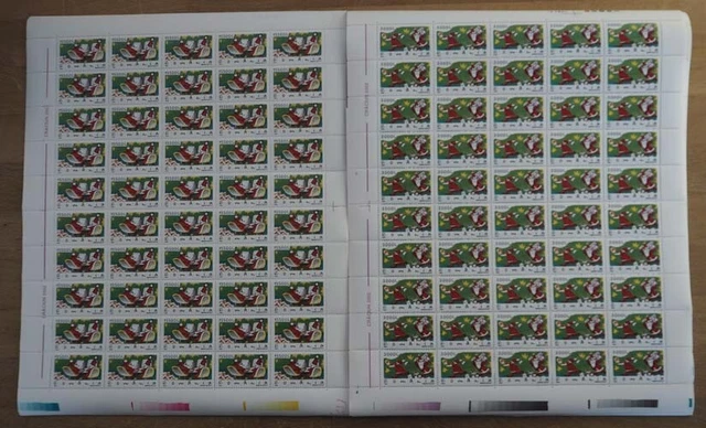 2002 Rumänien; 500 Serien Weihnachten, postfrisch/MNH, MiNr. 5698/99, ME 900,-