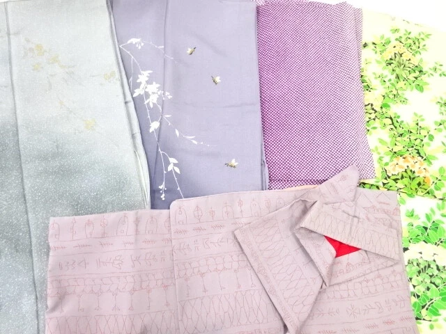 40339# Japanese Kimono / Antique Kimono / Set Of 5