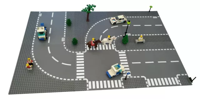 Lego - Plaque de route - ligne droite