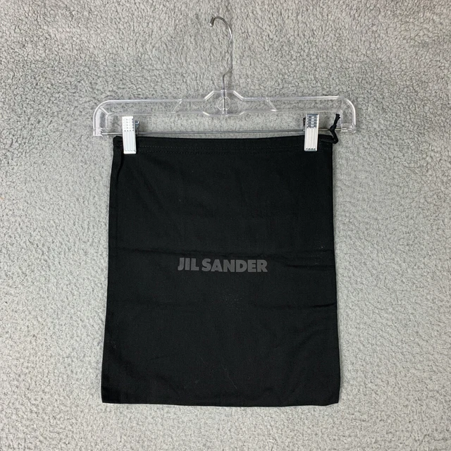 Jil Sander Black Dustbag Dust Bag Made In Italy Drawstring Cover Travel