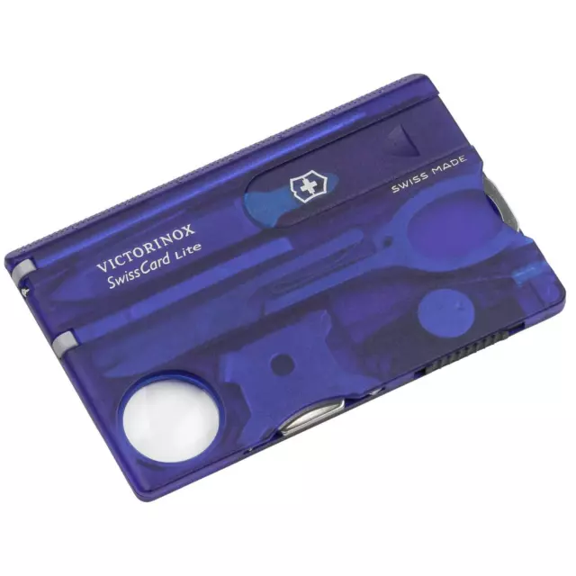 Victorinox SWISSCARD LITE blau transparent