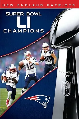 NEW ENGLAND PATRIOTS SUPER BOWL 51 LI CHAMPIONS New Sealed DVD