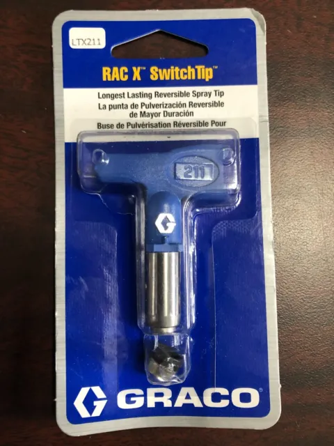 New Graco RAC X SwitchTip Reversible Spray Tip Part# LTX211