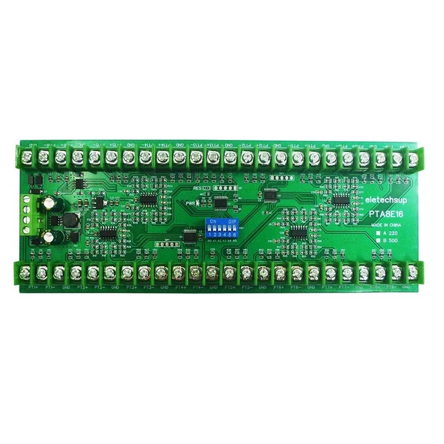 PTA8E16 16AI RS485 PLC Analog Input PT100 RTD Temperature Sensor ...