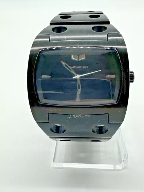 OROLOGIO VESTAL DESTROYER Uomo Nero 43mm Quadrante Rettangolare Batteria Nuova EUR 123 53 PicClick IT