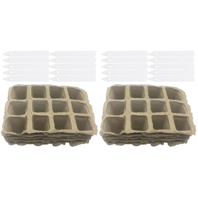 50 Dischetti Di Torba Per Piante - Blocchi Nutrizionali Per Germinazione E Coltivazione