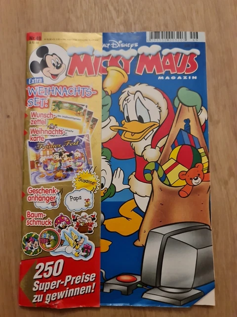 Micky Maus Heft Nr. 49 / 1998 Mit Extra