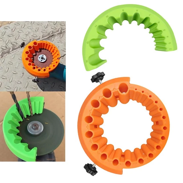 Aiguiseur De Forets 16 En 1 Pour Meuleuse D'angle – Affûtage 3-12 Mm Avec Support Stable
