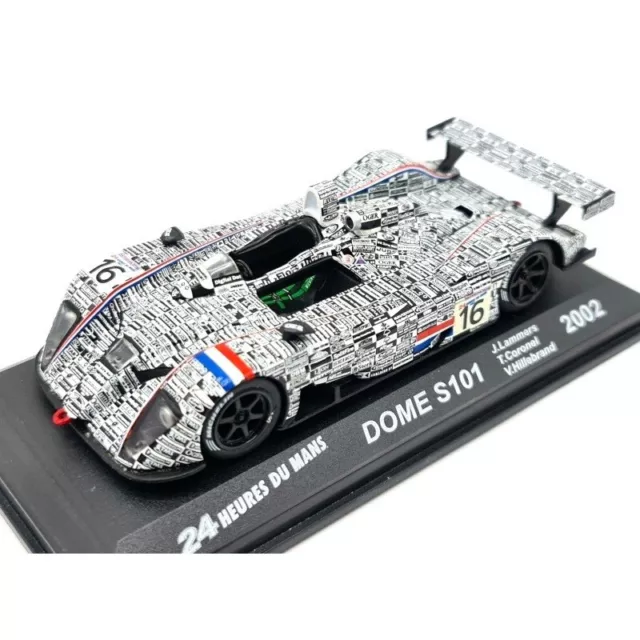 Dome S101 Lammers Coronel 2002 24 horas Le Mans 1:43 Ixo Altaya Diecast