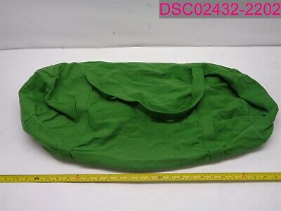 Los Angeles Apparel Green Denim Duffle Bag Travel/Gym/Weekend Bag One Size