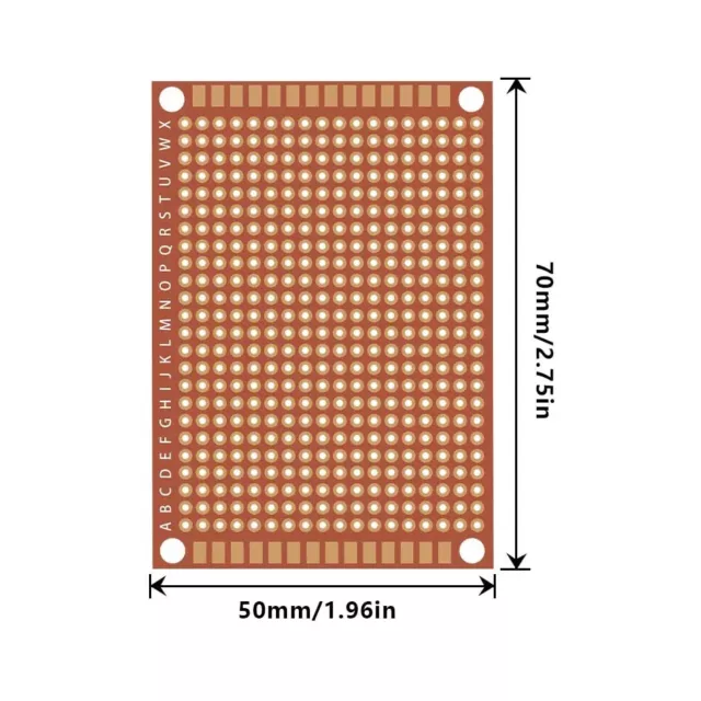 10 x Strip Board Printed Circuit DIY PCB Vero Prototype Paper Matrix 5cm x 7cm 2