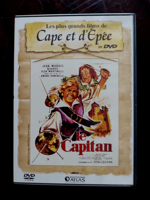 dvd "  LE  CAPITAN  " Jean MARAIS  / BOURVIL