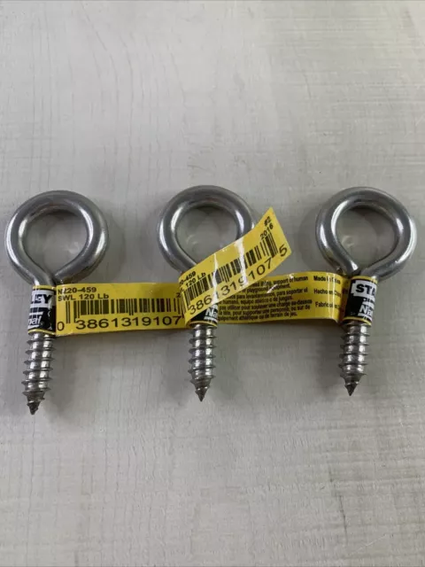 National Hardware N220-459 Stainless Steel Large Screw Eye #2 x 2-5/8 in NEW
