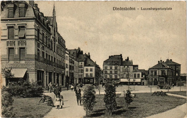 CPA AK DIEDENHOFEN - Luxemburgertorplatz (454731)