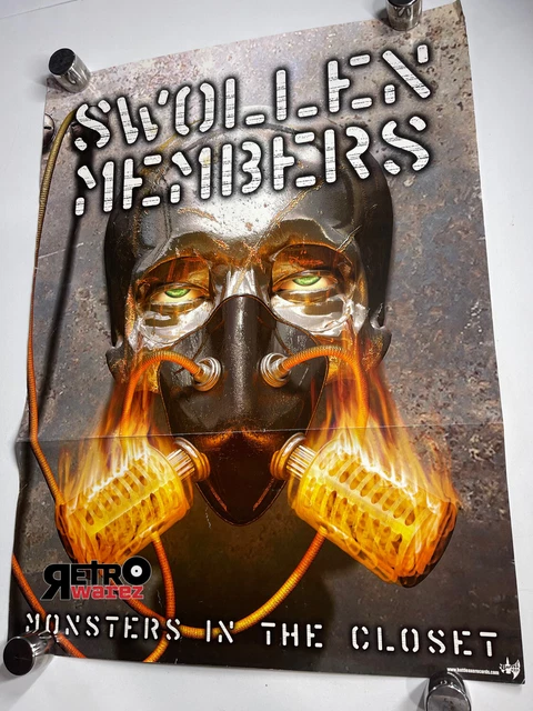 Swollen Members - Monsters In The Closet 2Sided Poster 18x24” Madchild prevail