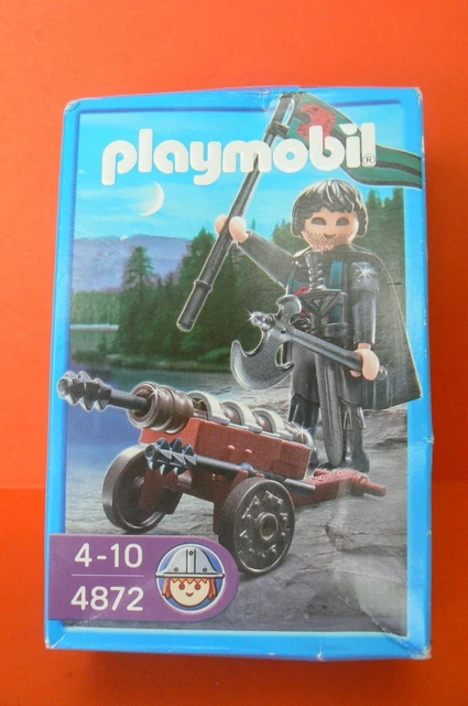 PLAYMOBIL (L5220) Medioevo - Cavallo Grigio Chiaro Nuova Generazione, Usato Ma Completo