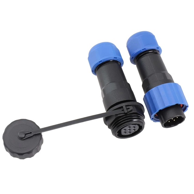 Connecteur Aviation GX20 - Prise Métal 2 à 15 Broches, Montage Panneau, Pour Audio/électronique