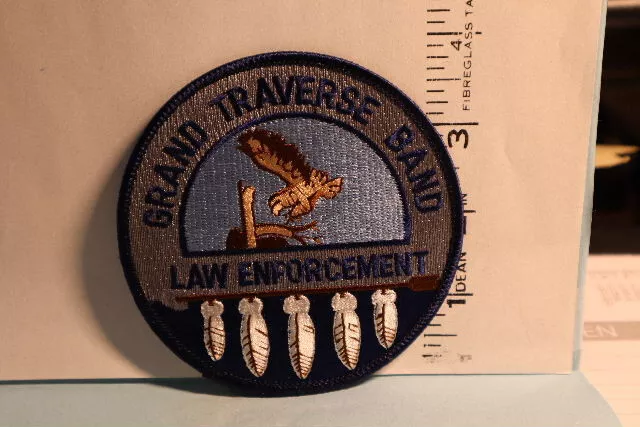 police patch   GRAND TRAVERSE BAND LAW ENFORCEMENT MICHIGAN