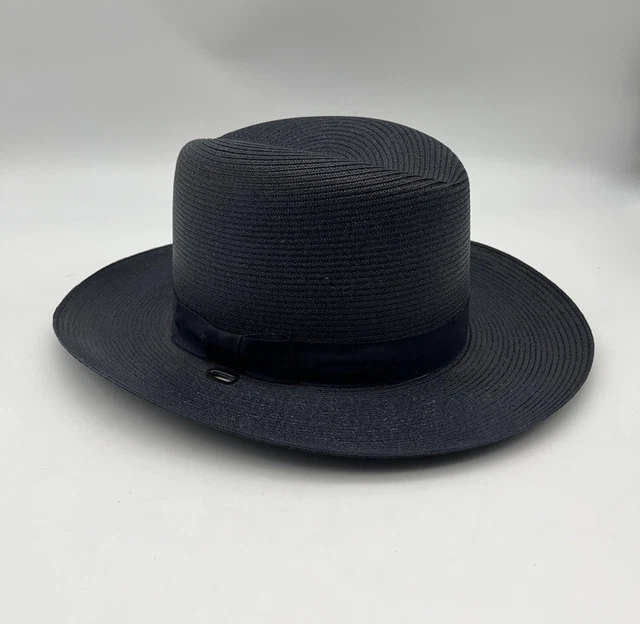 Stratton Self Forming Campaign Black Hat State Trooper Park Ranger 7 1/8