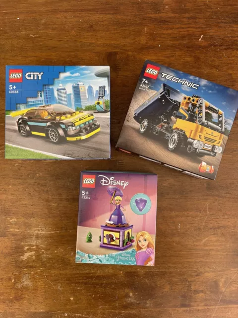 LOTTO Lego Technic City Disney NUOVI IMBALLATI