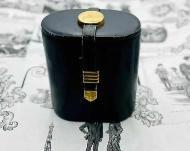 Custodia IN Pelle Vintage per 2 Irroratori Da Profumo IN Cristallo Di Baccarat