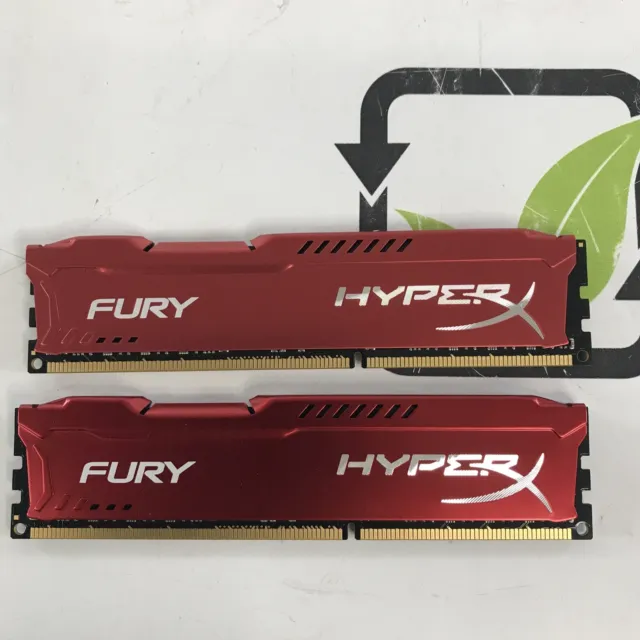 Kingston HyperX FURY 16GB (2x 8GB Sticks) DDR3-1866 Red (HX318C10FR/8)