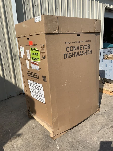2022 Hobart CL44EN High Temp Conveyor Dishwasher 202 Racks/Hour 208v 3ph Bakery