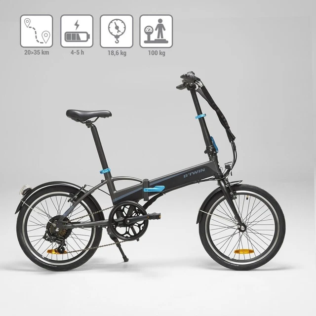 DECATHLON TILT 500E Electric Folding Bike Used Great Condition 500.00 PicClick UK