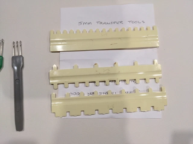 Máquina herramienta y reglas para tejer 5 mm