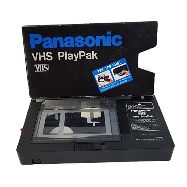 PANASONIC VHS PLAYPAK VHSC to VHS Motorized Adapter Converter Made in