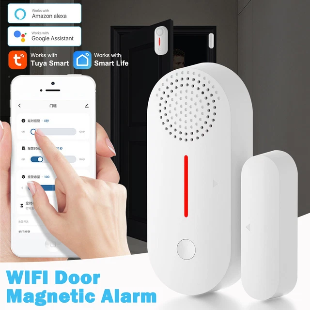 Wireless Wifi Smart Home Door Window Alarm Sensor Security System APP Control