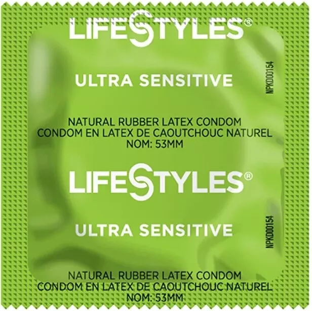 Lifestyles Ultra Sensitive Lubricated Latex Bulk Condoms